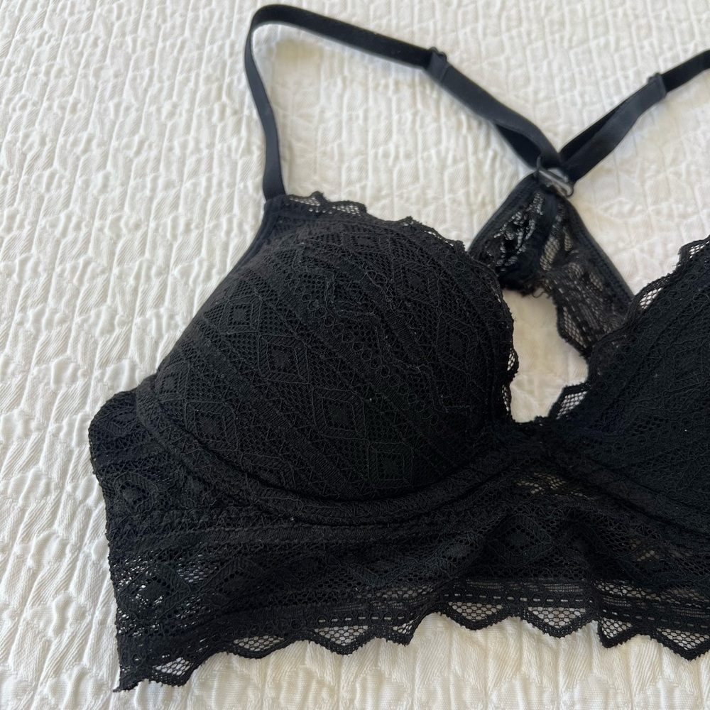 Pink Racerback Padded Bra - Picture 3 of 11
